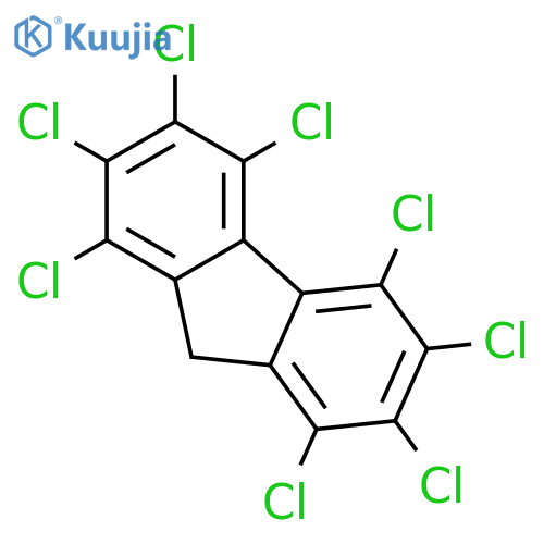 9H-Fluorene, 1,2,3,4,5,6,7,8-octachloro- structure