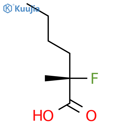 HEXANOIC ACID, 2-FLUORO-2-METHYL-, (S)- structure