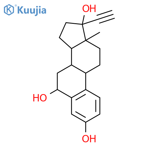 19-Norpregna-1,3,5(10)-trien-20-yne-3,6,17-triol,(17a)- structure