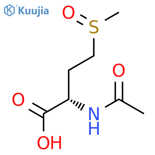(2S)-2-(Acetylamino)-4-(methylsulfinyl)butanoic Acid structure