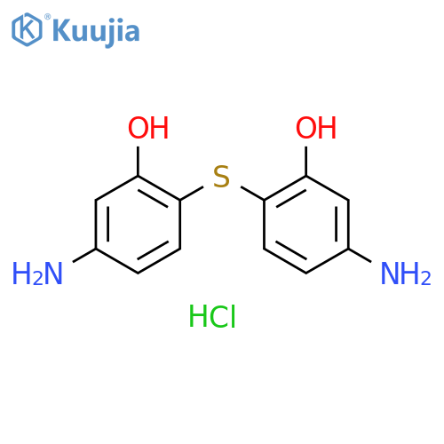 Phenol, 2,2'-thiobis[5-amino-, monohydrochloride (9CI) structure