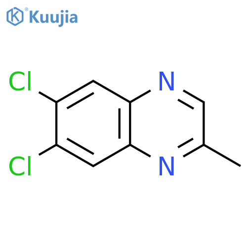 6,7-Dichloro-2-methylquinoxaline structure