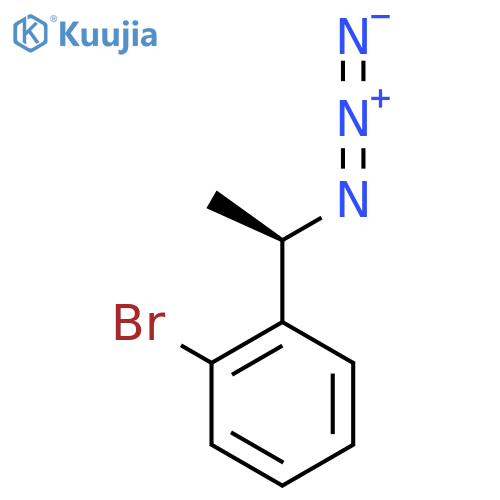 1-(1R)-1-azidoethyl-2-bromobenzene structure