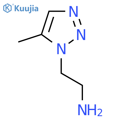 2-(5-methyl-1H-1,2,3-triazol-1-yl)ethan-1-amine structure