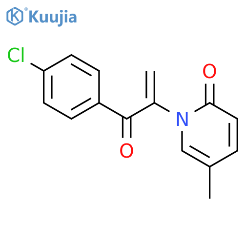 2(1H)-Pyridinone,1-[1-(4-chlorobenzoyl)ethenyl]-5-methyl- structure
