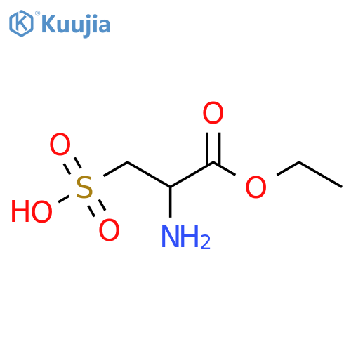 2-Amino-3-ethoxy-3-oxopropane-1-sulfonic acid structure
