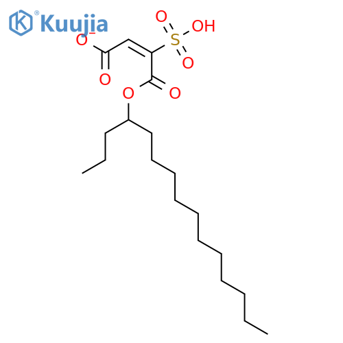 2-BUTENEDIOIC ACID, 2-SULFO-, 4-PENTADECYL ESTER structure