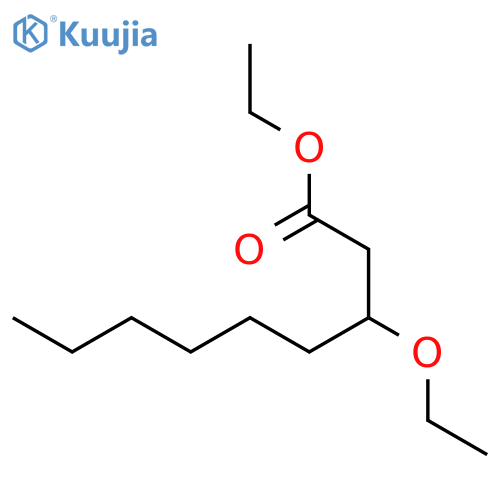 Nonanoic acid, 3-ethoxy-, ethyl ester structure