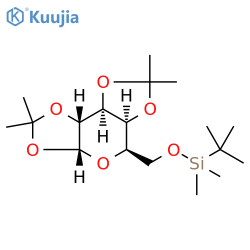 α-D-Galactopyranose, 6-O-[(1,1-dimethylethyl)dimethylsilyl]-1,2:3,4-bis-O-(1-methylethylidene)- structure
