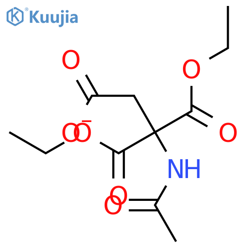 1,1,2-Ethanetricarboxylic acid, 1-(acetylamino)-, 1,1-diethyl ester structure