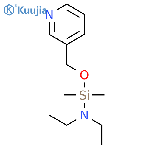 Silanamine, N,N-diethyl-1,1-dimethyl-1-(3-pyridinylmethoxy)- structure