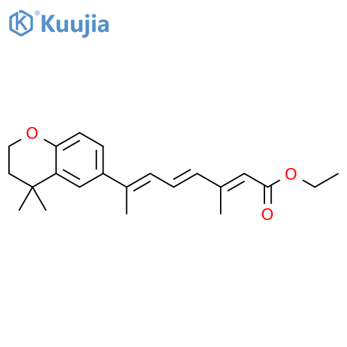 2,4,6-Octatrienoic acid,7-(3,4-dihydro-4,4-dimethyl-2H-1-benzopyran-6-yl)-3-methyl-, ethylester, (E,E,E)- structure