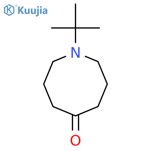 hexahydroazocine-5-one,1-tert-butyl- structure