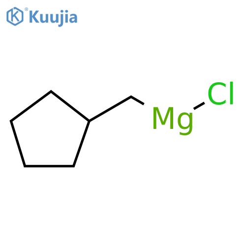Magnesium, chloro(cyclopentylmethyl)- structure