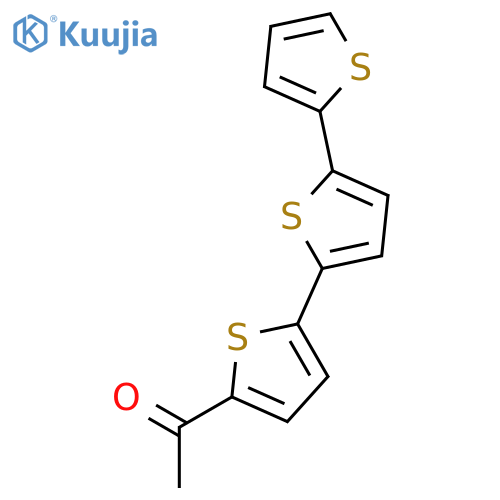 1-[5-(5-thiophen-2-ylthiophen-2-yl)thiophen-2-yl]ethanone structure