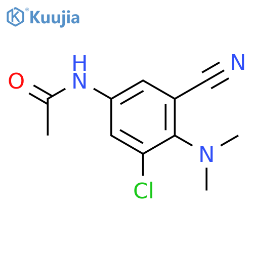 Acetamide, N-[3-chloro-5-cyano-4-(dimethylamino)phenyl]- structure