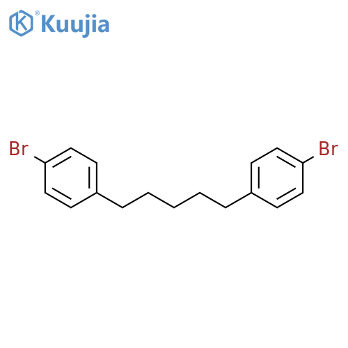1,5-Pentanediyl, 1,5-bis(4-bromophenyl)- structure