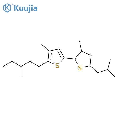 2,2'-Bithiophene,2,3,4,5-tetrahydro-3,4'-dimethyl-5'-(3-methylpentyl)-5-(2-methylpropyl)- structure