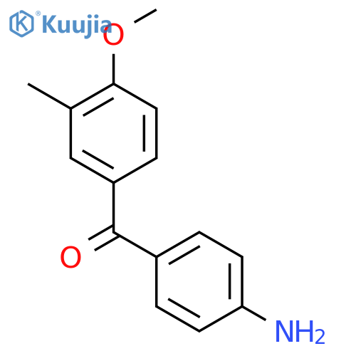 Methanone, (4-aminophenyl)(4-methoxy-3-methylphenyl)- structure