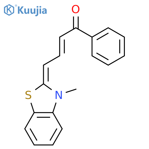 (2E,4Z)-4-(3-Methylbenzo[d]thiazol-2(3H)-ylidene)-1-phenylbut-2-en-1-one structure