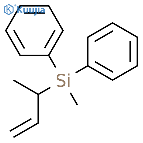 Silane, methyl(1-methyl-2-propenyl)diphenyl- structure