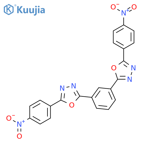 1,3,4-Oxadiazole, 2,2'-(1,3-phenylene)bis[5-(4-nitrophenyl)- structure