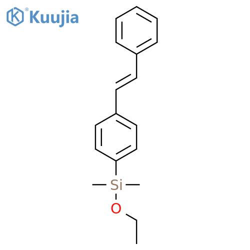 Silane, ethoxydimethyl[4-(2-phenylethenyl)phenyl]- structure