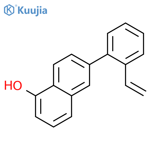 NAPHTHALENOL, 6-(ETHENYLPHENYL)- structure