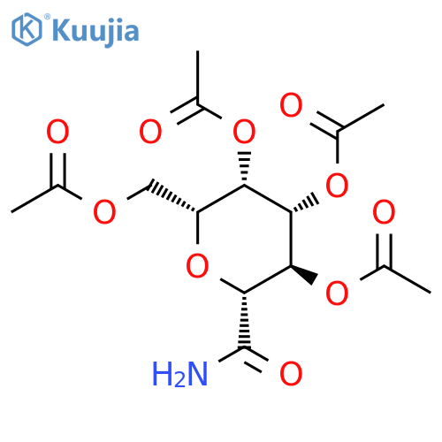 2,3,4,6-Tetra-O-acetyl-b-D-galactopyranosyl formamide structure
