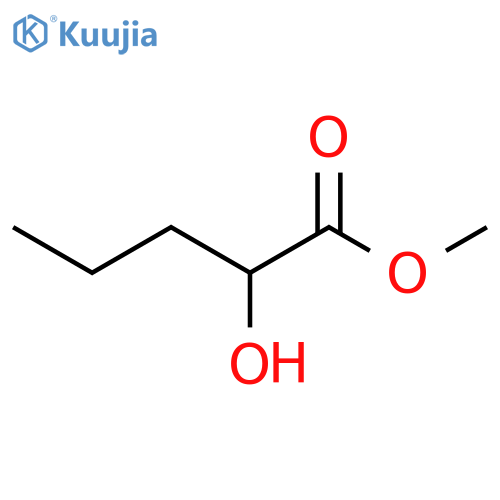 Pentanoic acid, 2-hydroxy-, methyl ester structure