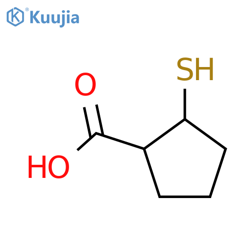 2-sulfanylcyclopentane-1-carboxylic acid structure