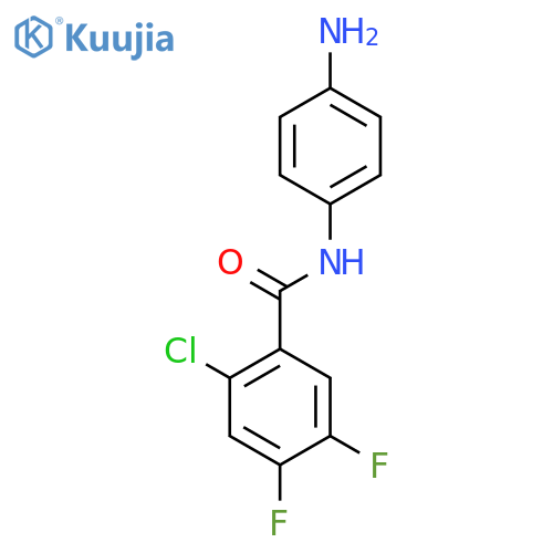 N-(4-Aminophenyl)-2-chloro-4,5-difluorobenzamide structure
