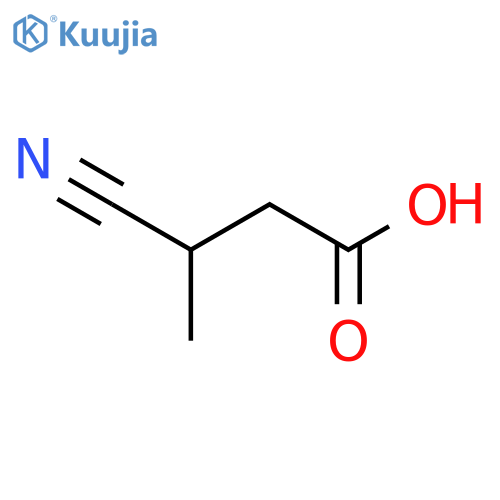 3-cyano-3-methylpropanoic acid structure
