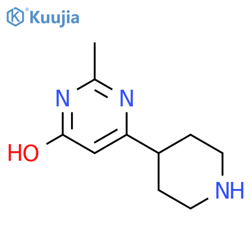 2-Methyl-6-(4-piperidinyl)-4-pyrimidinol Dihydrochloride Dihydrate structure