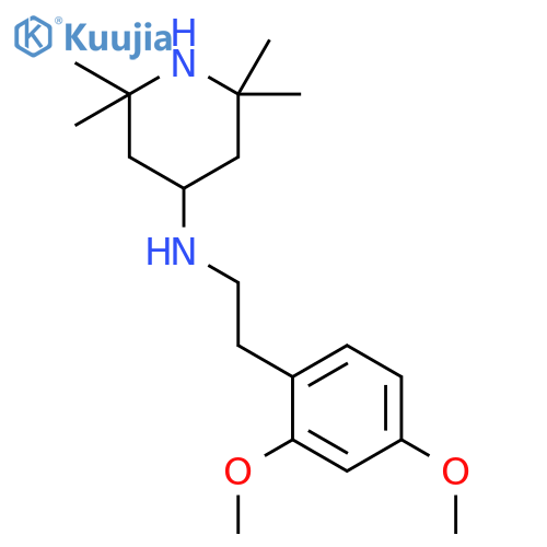 4-Piperidinamine, N-[2-(2,4-dimethoxyphenyl)ethyl]-2,2,6,6-tetramethyl- structure