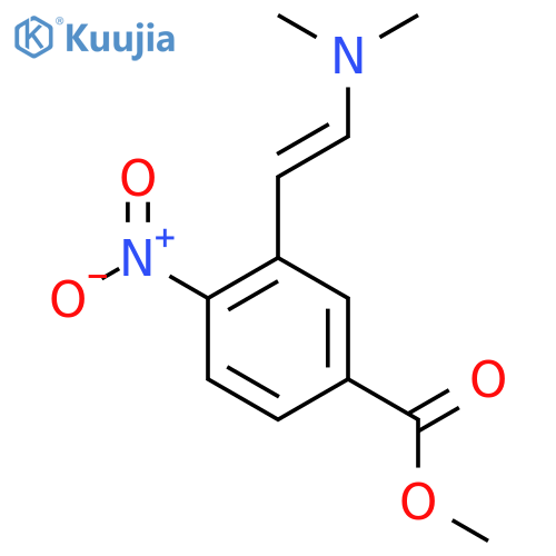 Methyl 3-(E)-2-(Dimethylamino)ethenyl-4-nitrobenzenecarboxylate structure