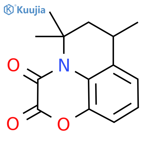 5,5,7-Trimethyl-6,7-dihydro-5H-1,4oxazino2,3,4-ijquinoline-2,3-dione structure