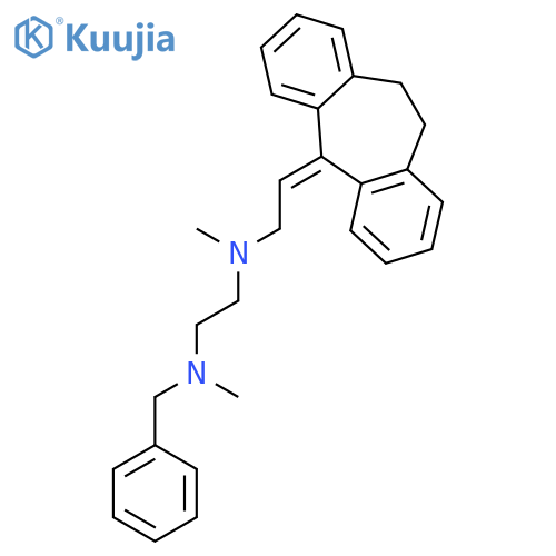 1,2-Ethanediamine, N-[2-(10,11-dihydro-5H-dibenzo[a,d]cyclohepten-5-ylidene)ethyl]-N,N'- dimethyl-N'-(phenylmethyl)- structure