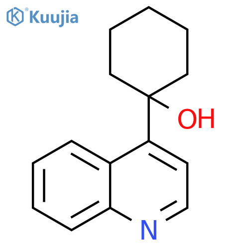 Cyclohexanol, 1-(4-quinolinyl)- structure