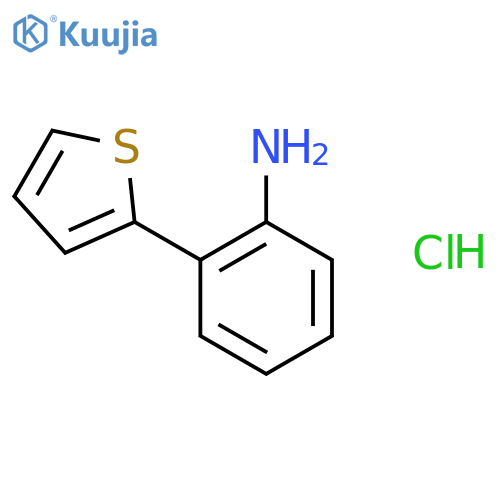 2-(Thiophen-2-yl)aniline Hydrochloride structure
