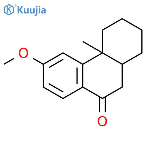 9(1H)-Phenanthrenone, 2,3,4,4a,10,10a-hexahydro-6-methoxy-4a-methyl- structure