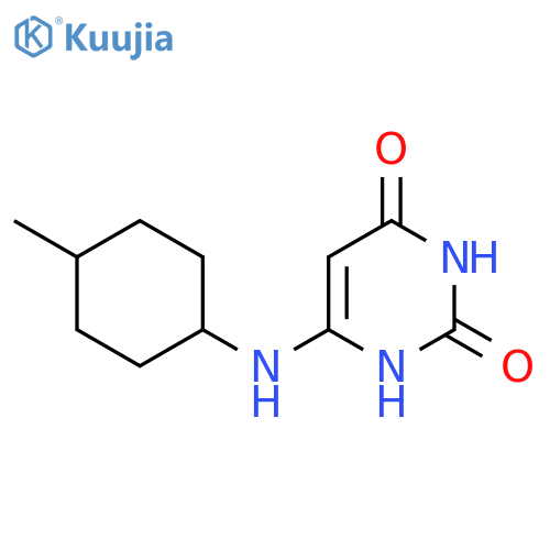 6-((4-methylcyclohexyl)amino)pyrimidine-2,4(1H,3H)-dione structure