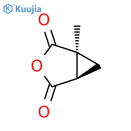 (1S,5R)-1beta-Methyl-3-oxabicyclo[3.1.0]hexane-2,4-dione structure