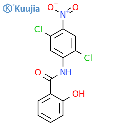 Benzamide, N-(2,5-dichloro-4-nitrophenyl)-2-hydroxy- structure