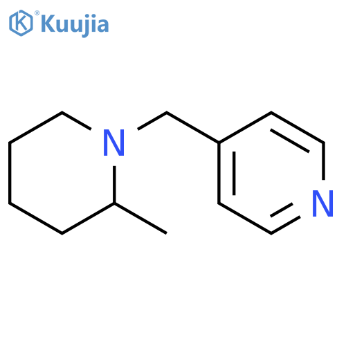 4-(2-Methylpiperidin-1-yl)methylpyridine structure