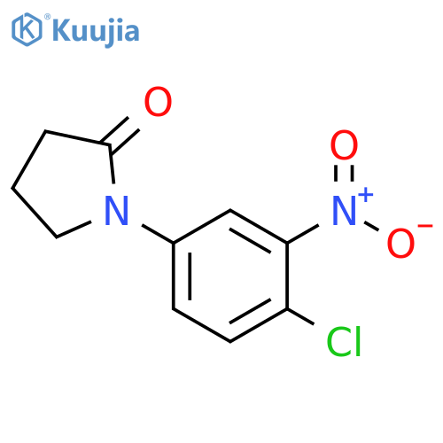 1-(4-chloro-3-nitrophenyl)pyrrolidin-2-one structure