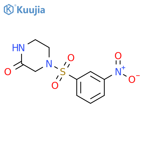4-(3-nitrobenzenesulfonyl)piperazin-2-one structure