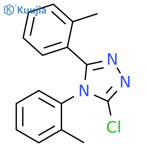 3-chloro-4,5-bis(2-methylphenyl)-4H-1,2,4-triazole structure