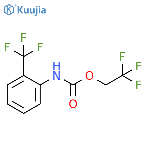 2,2,2-Trifluoroethyl N-2-(Trifluoromethyl)phenylcarbamate structure