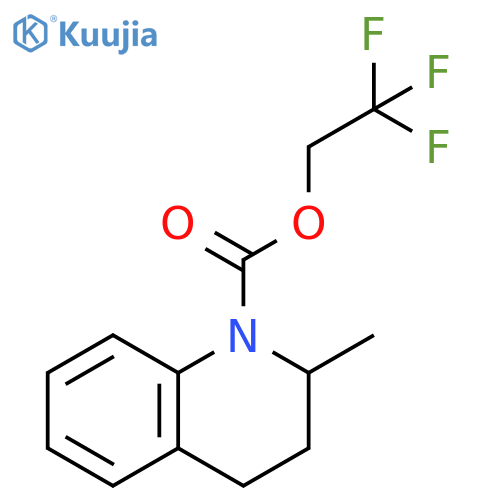 2,2,2-trifluoroethyl 2-methyl-1,2,3,4-tetrahydroquinoline-1-carboxylate structure